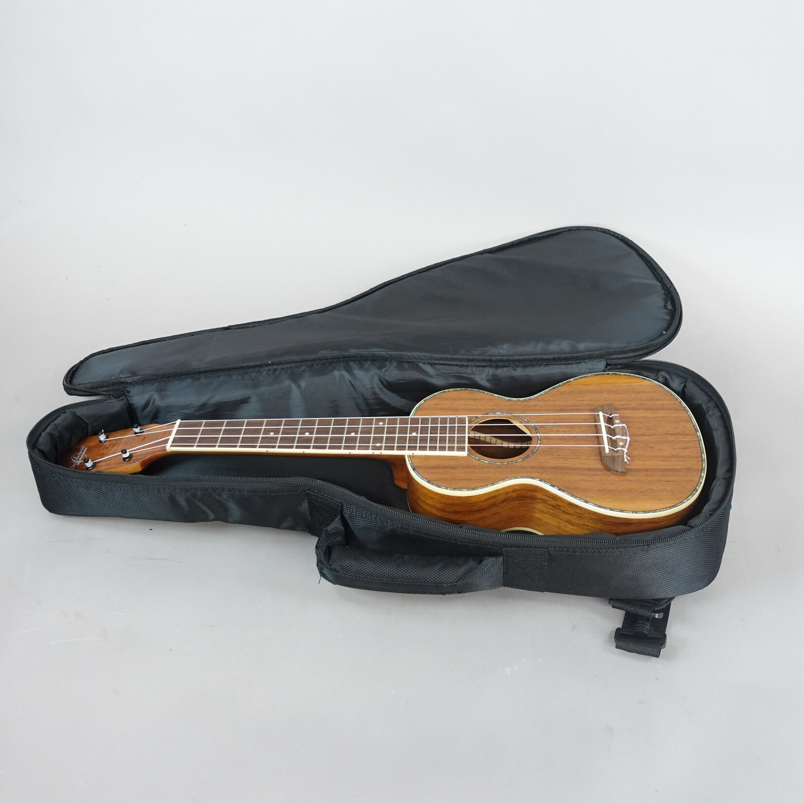 Oscar Schmidt Wide Neck Tenor Ukulele- Natural Koa w/ Gig Bag (Used)