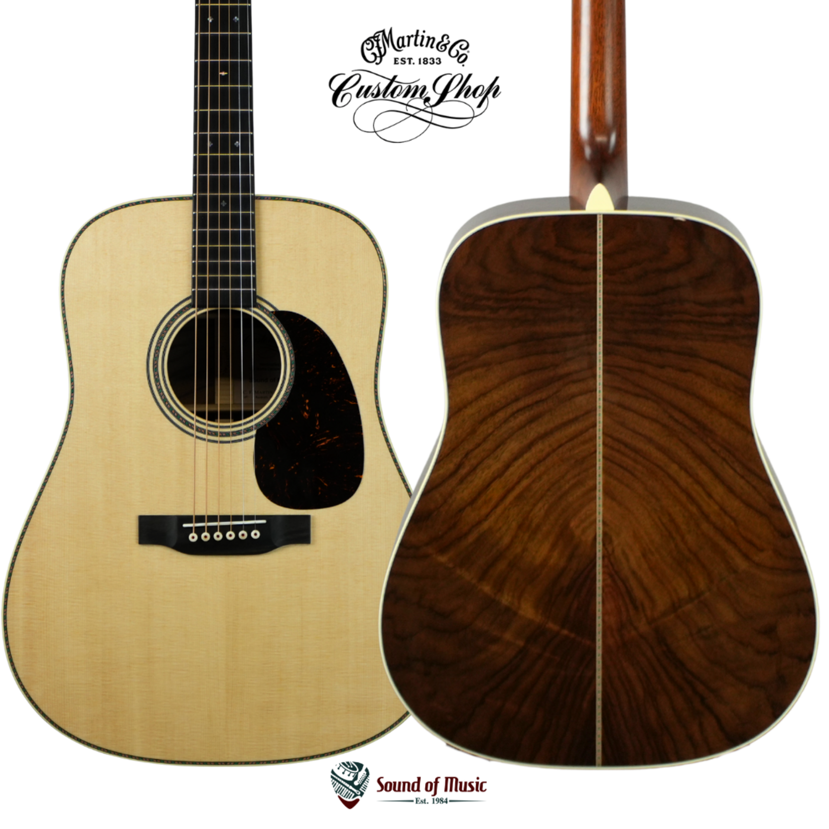 Martin Custom Shop D-28 Inspired Acoustic Guitar W/Case - Guatemalan Rosewood