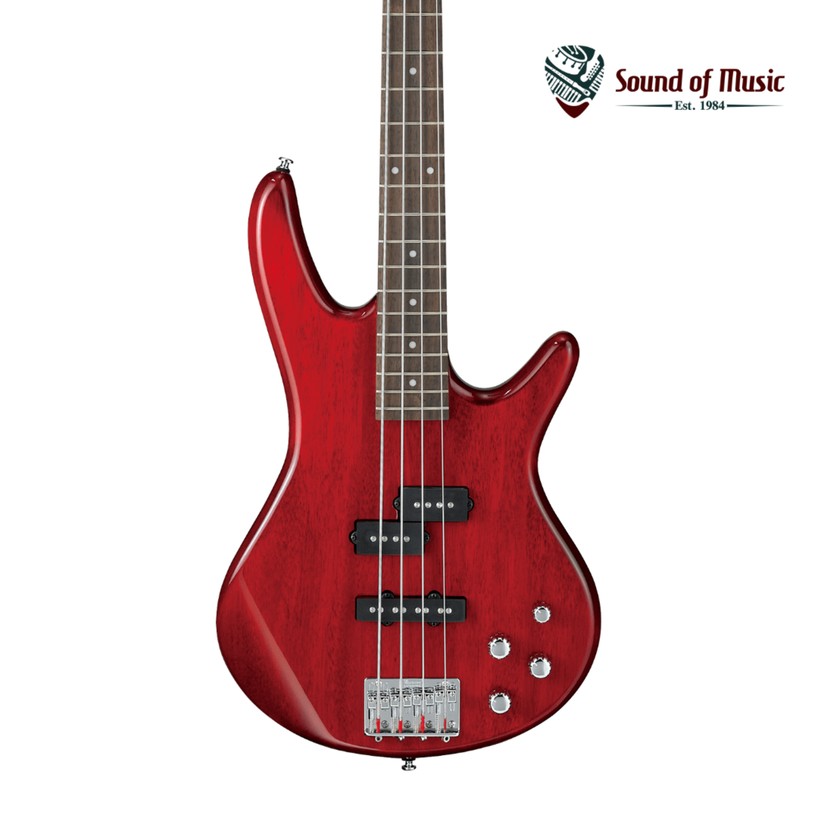 Ibanez Gio GSR200TR Bass Guitar - Transparent Red