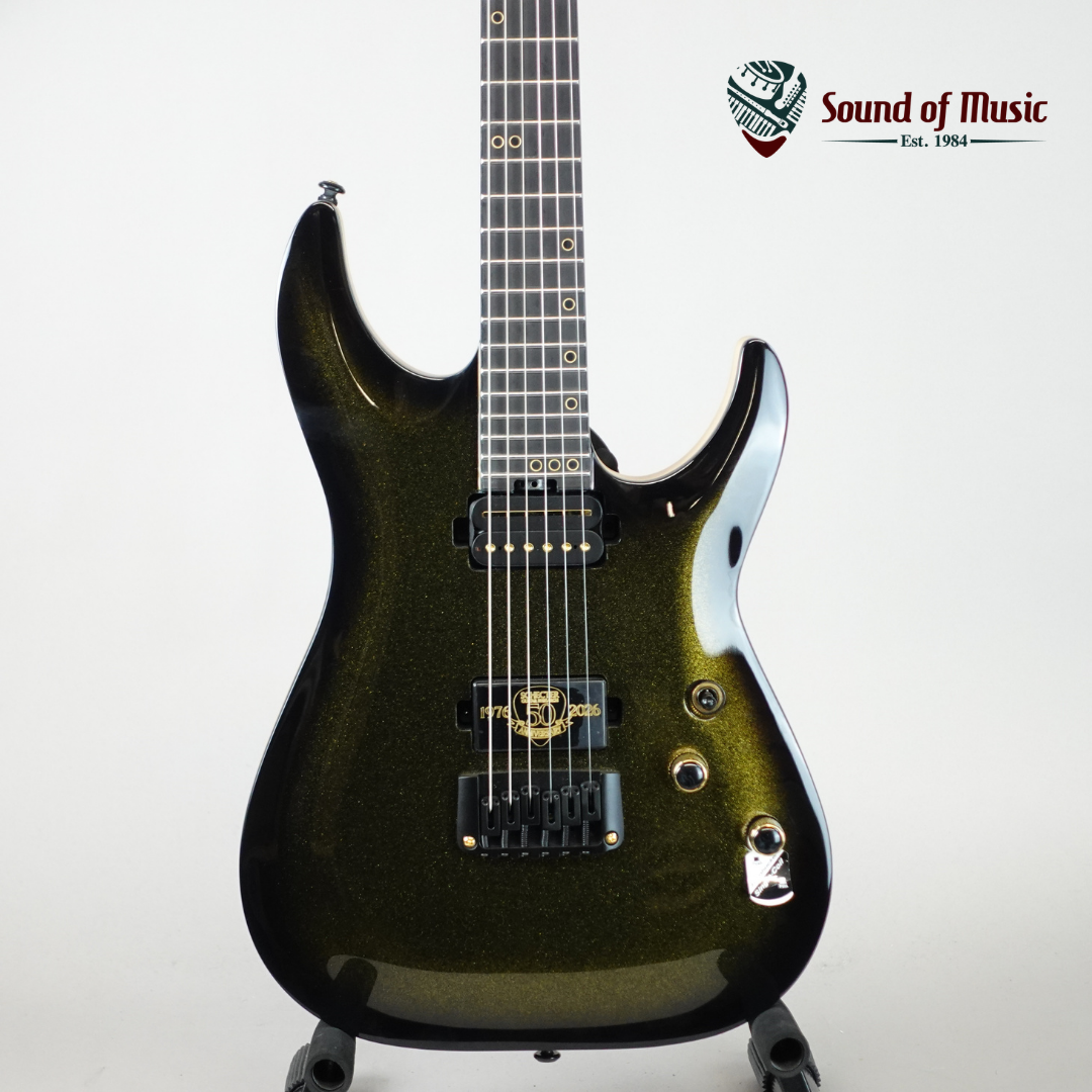 Schecter C-1 50th Anniversary Electric Guitar - 50th Gold Burst (Used)