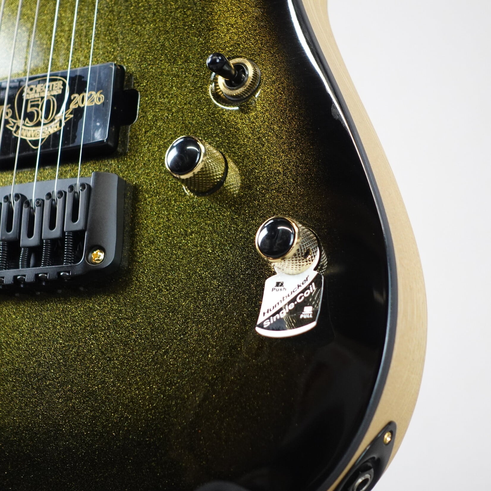Schecter C-1 50th Anniversary Electric Guitar - 50th Gold Burst (Used)