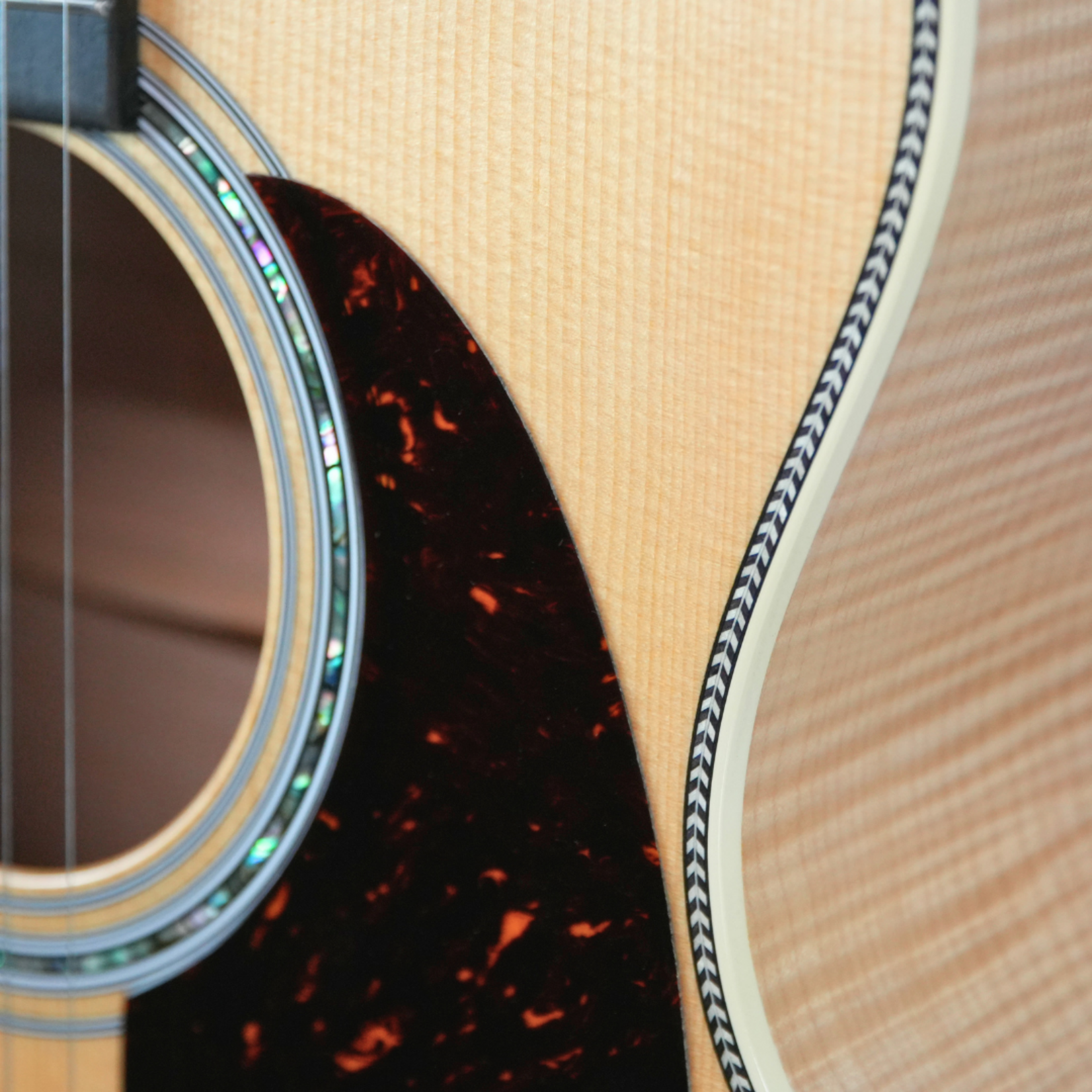 Martin Custom Shop Grand Performance Acoustic Guitar W/Hardshell Case – AAA Pacific Big Leaf Flamed Maple