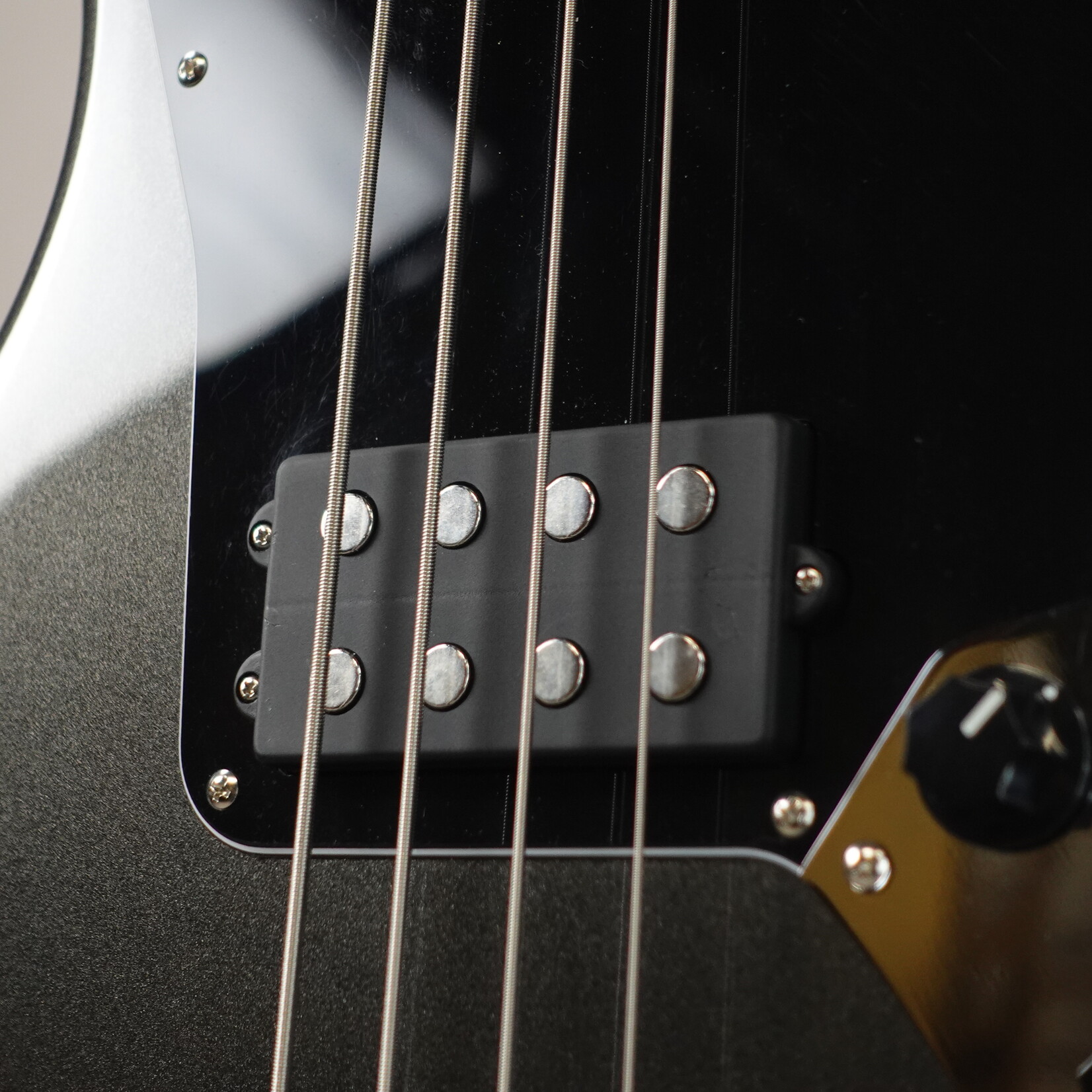 Squier Affinity Series Jaguar Bass H - Charcoal Frost Metallic (Used)
