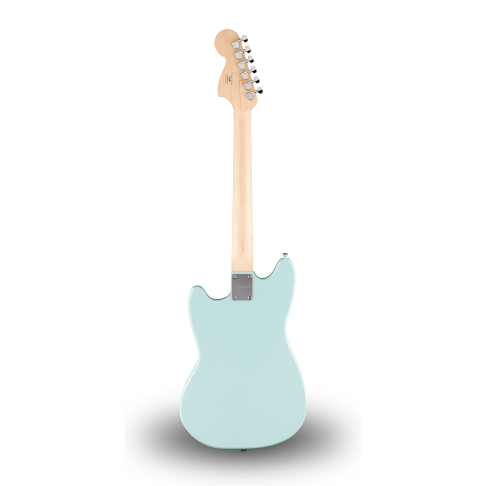 Squier Sonic Mustang, Maple Fingerboard, White Pickguard - Daphne Blue