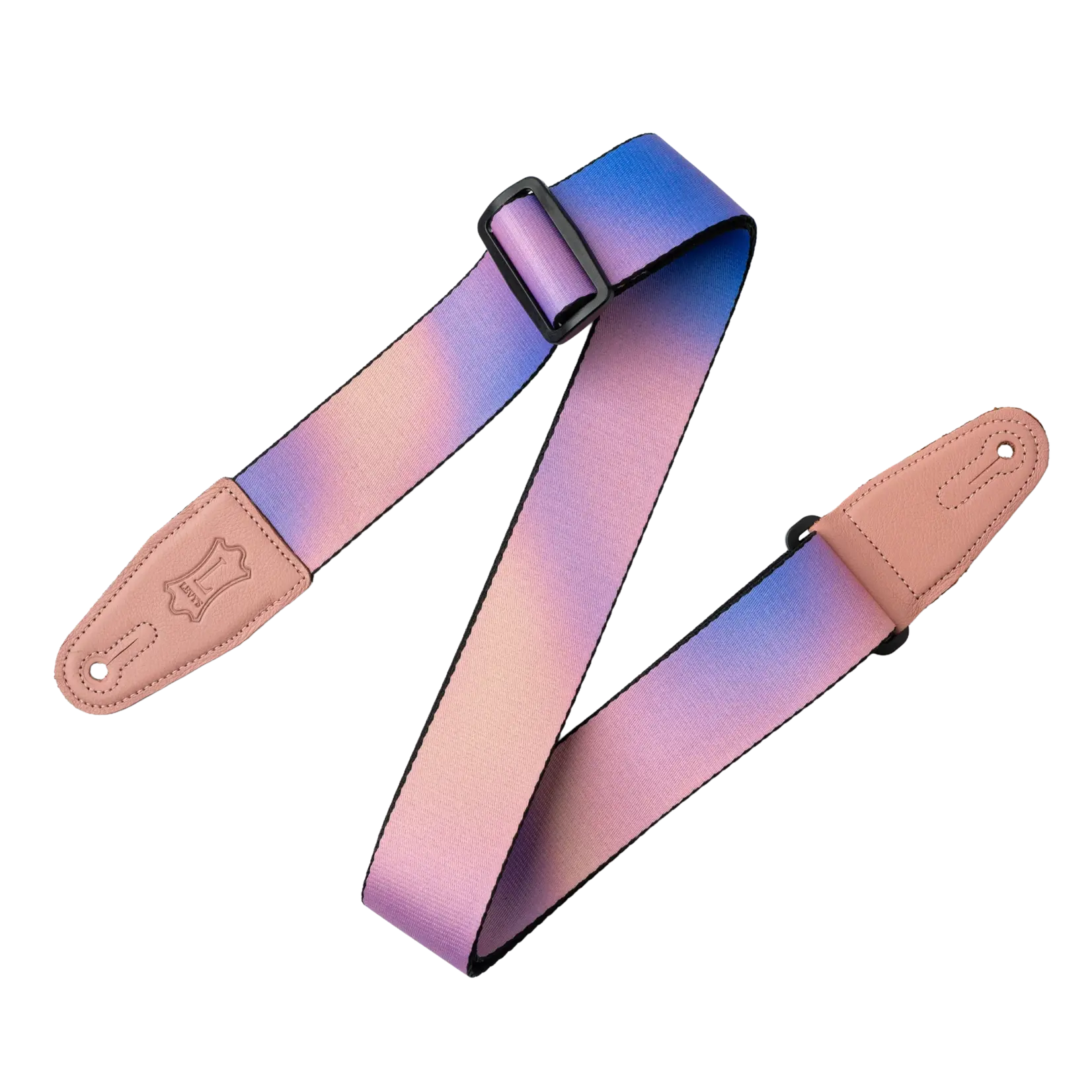 Levy's Cyber Gradient Guitar Strap - Pink/Purple