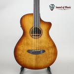 Breedlove Breedlove Pursuit Exotic S Concerto Amber Fretless Bass CE Myrtlewood - (Used)
