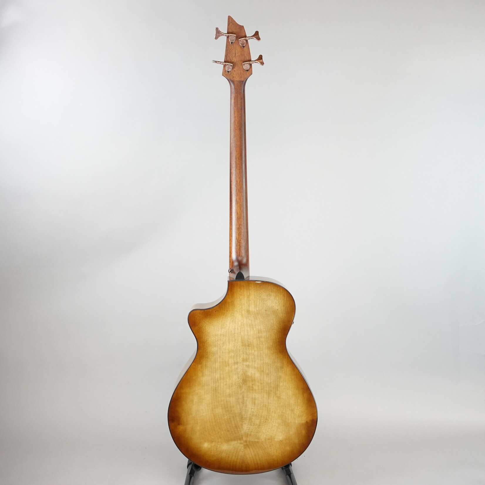 Breedlove Pursuit Exotic S Concerto Amber Fretless Bass CE Myrtlewood - (Used)