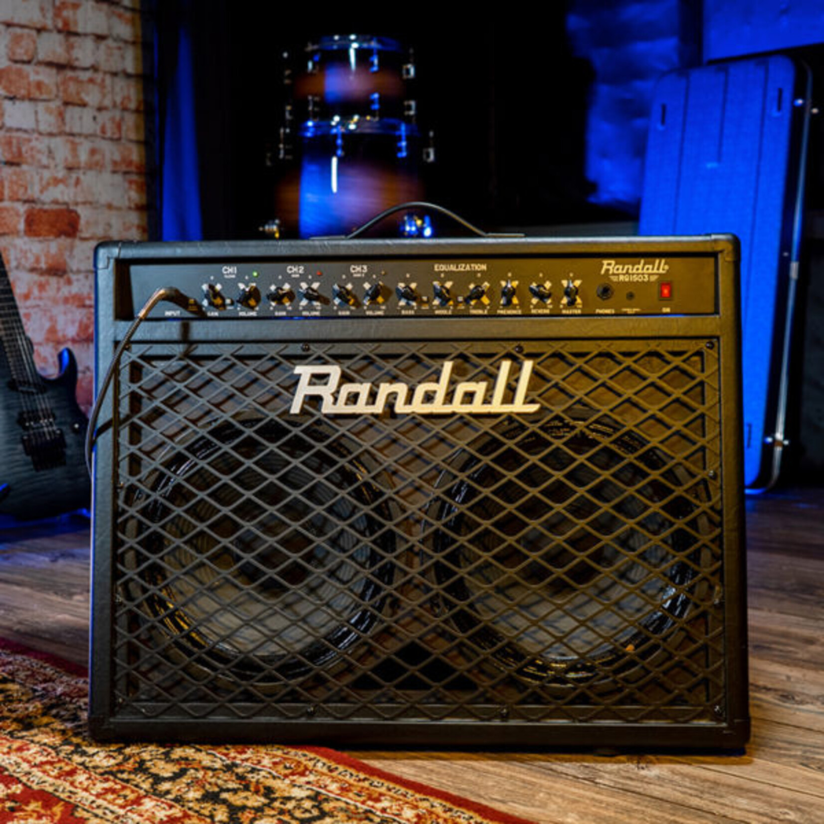 Randall RG1503-212 150W Solid State Guitar Combo - Black