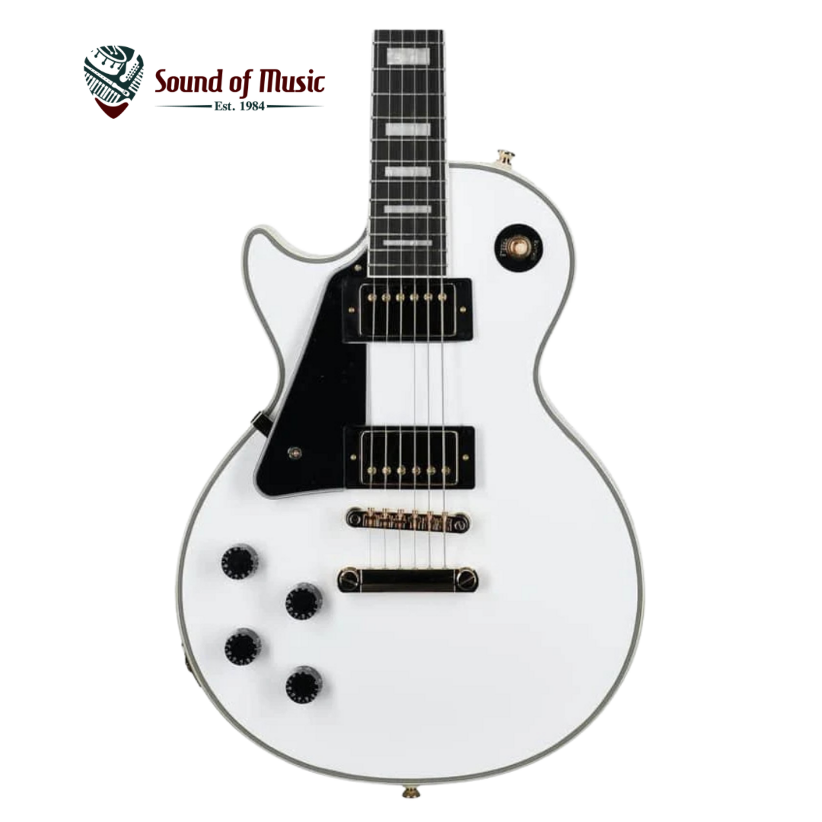 Epiphone Les Paul Custom Left-Handed Electric Guitar - Alpine White