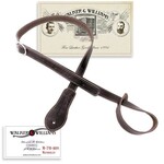 Walker & Williams M-78 Dark Brown Soft Leather Mandolin Mandola Bouzouki Strap
