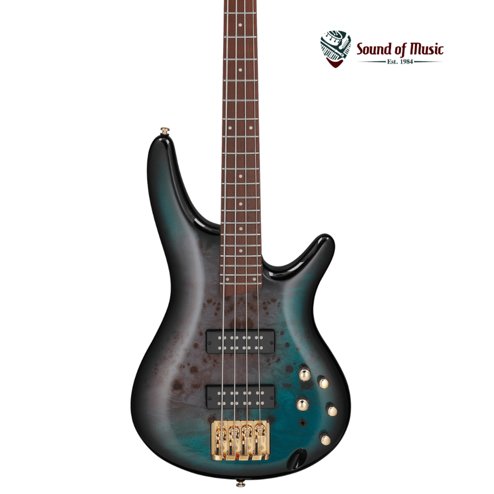 Ibanez SR400EPBDX Bass Guitar - Tropical Seafloor Burst (Used)