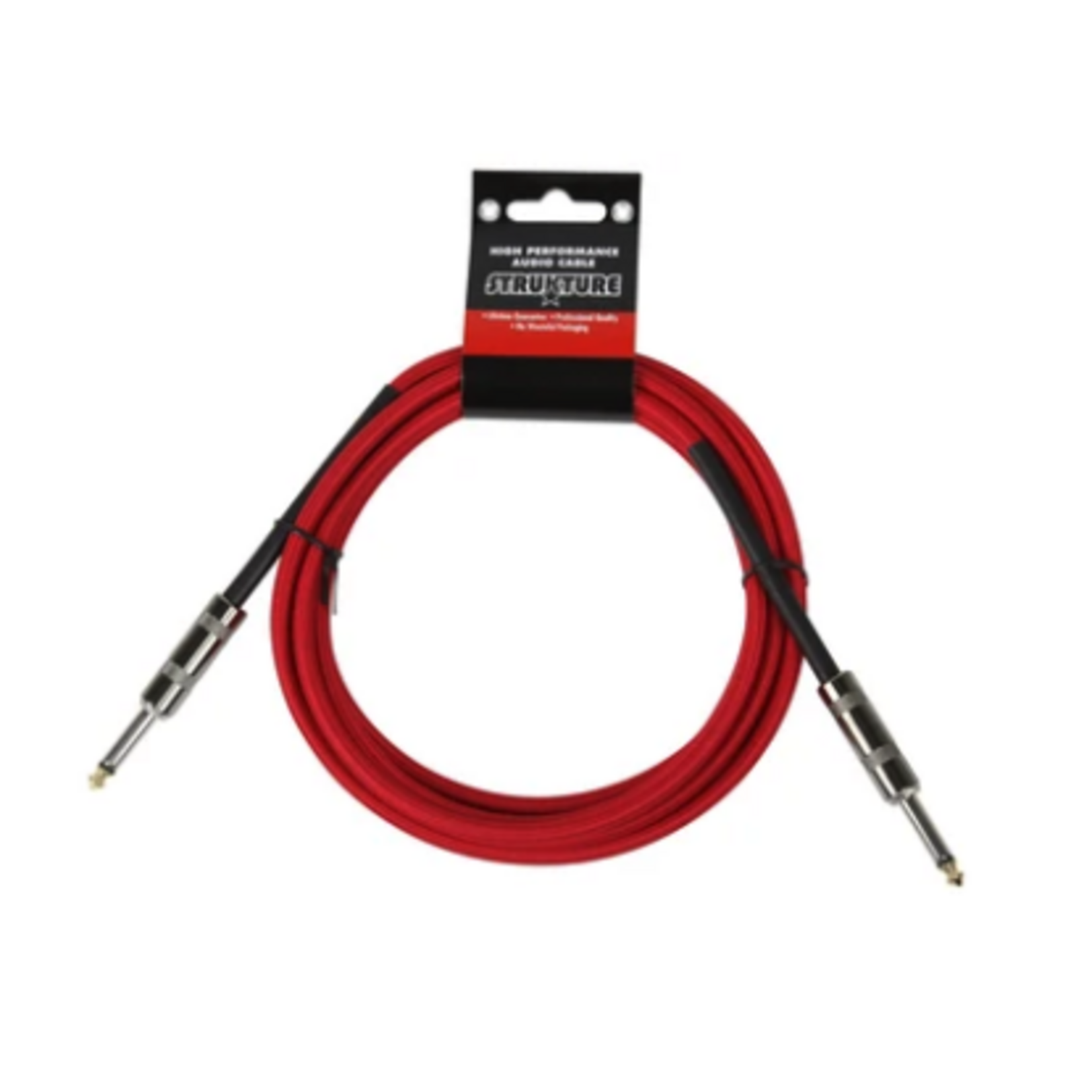 Strukture 10 ft Instrument Cable - Red