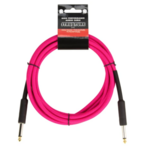 Strukture Strukture 18.6-Foot Woven Instrument Cable - Pink Panic