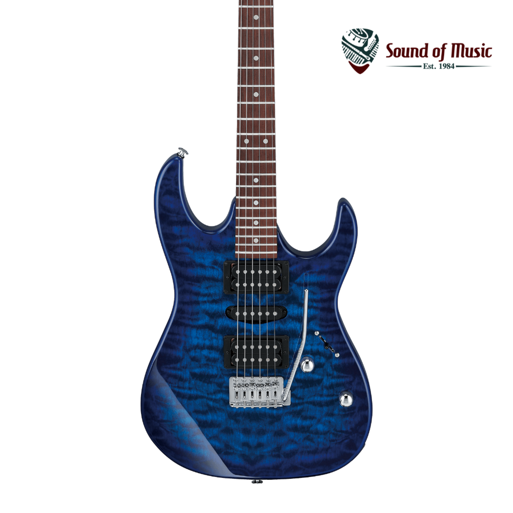 Ibanez GRX70QATBB Electric Guitar - Blue Burst