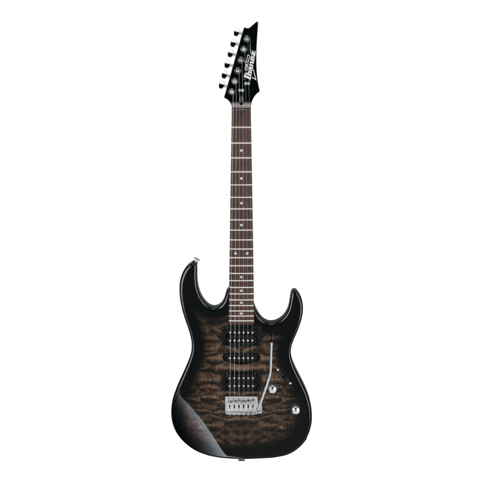 Ibanez GRX70QA TKS Electric Guitar - Transparent Black