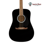 FENDER Fender FA-125 Dreadnought Walnut Fingerboard W/Bag - Black