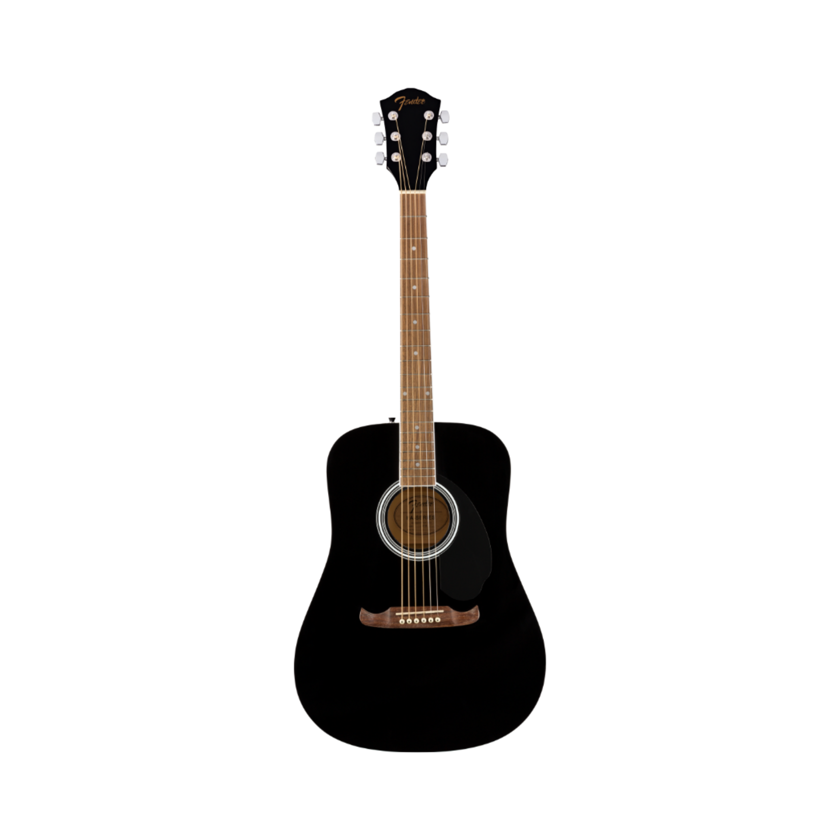 Fender FA-125 Dreadnought Walnut Fingerboard W/Bag - Black