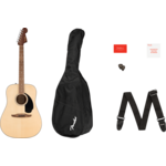 FENDER Fender California Standard Redondo Pack W/Gig Bag, Strap, & Picks - Natural
