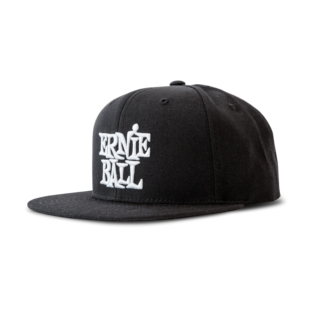 Ernie Ball Logo Hat - Black - Sound of Music