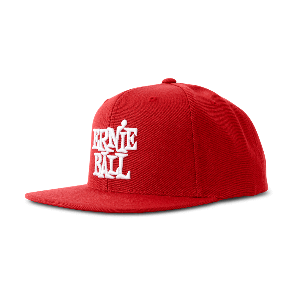 Ernie Ball Logo Hat - Red - Sound of Music