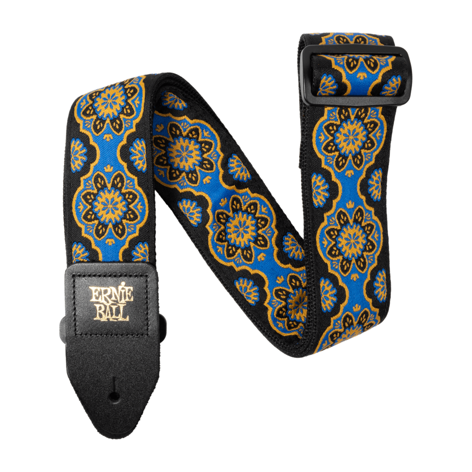 Ernie Ball Classic Jacquard Guitar Strap/Bass Strap - Blue Kaleidoscope