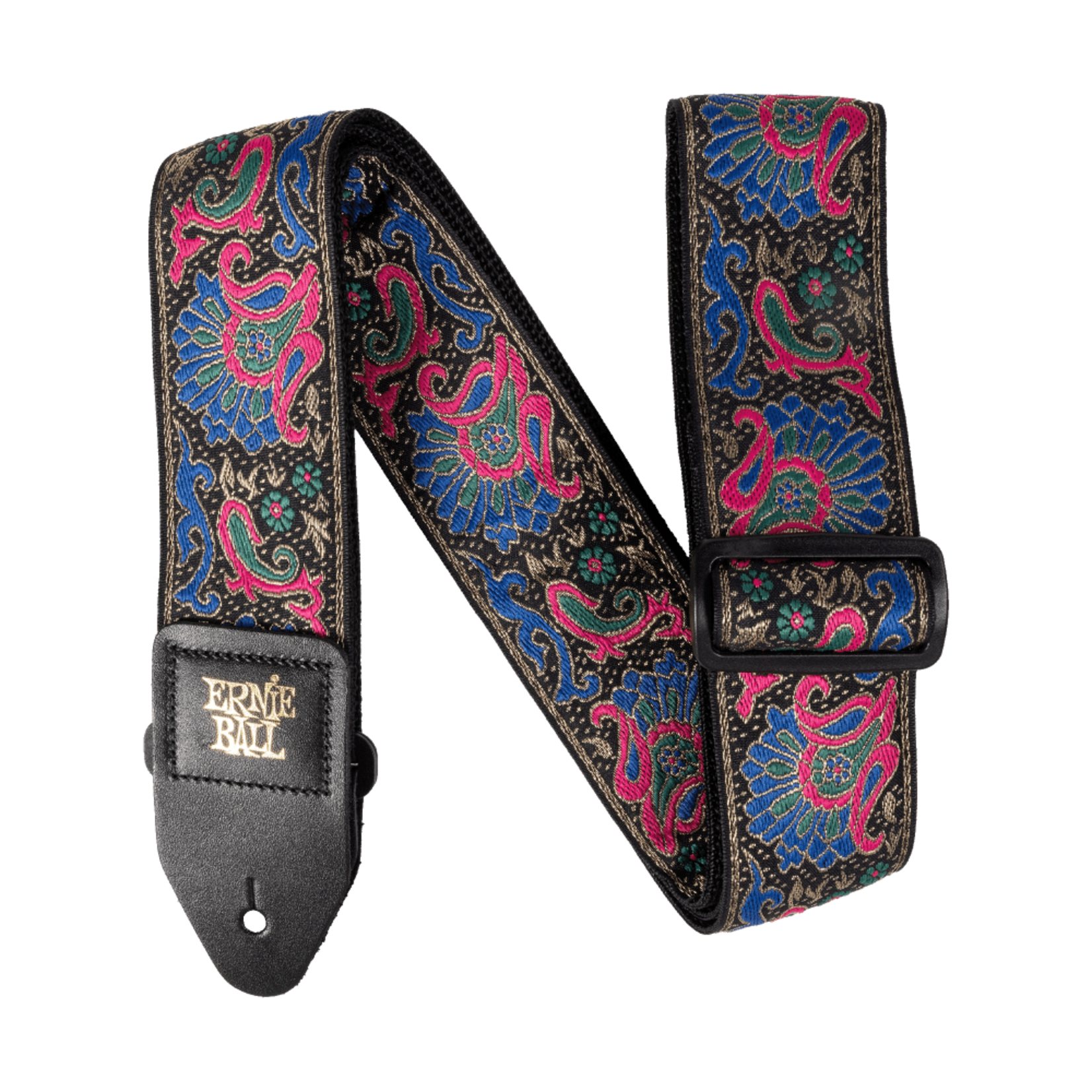 Ernie Ball Classic Jacquard Guitar Strap/Bass Strap - Scales and Feathers