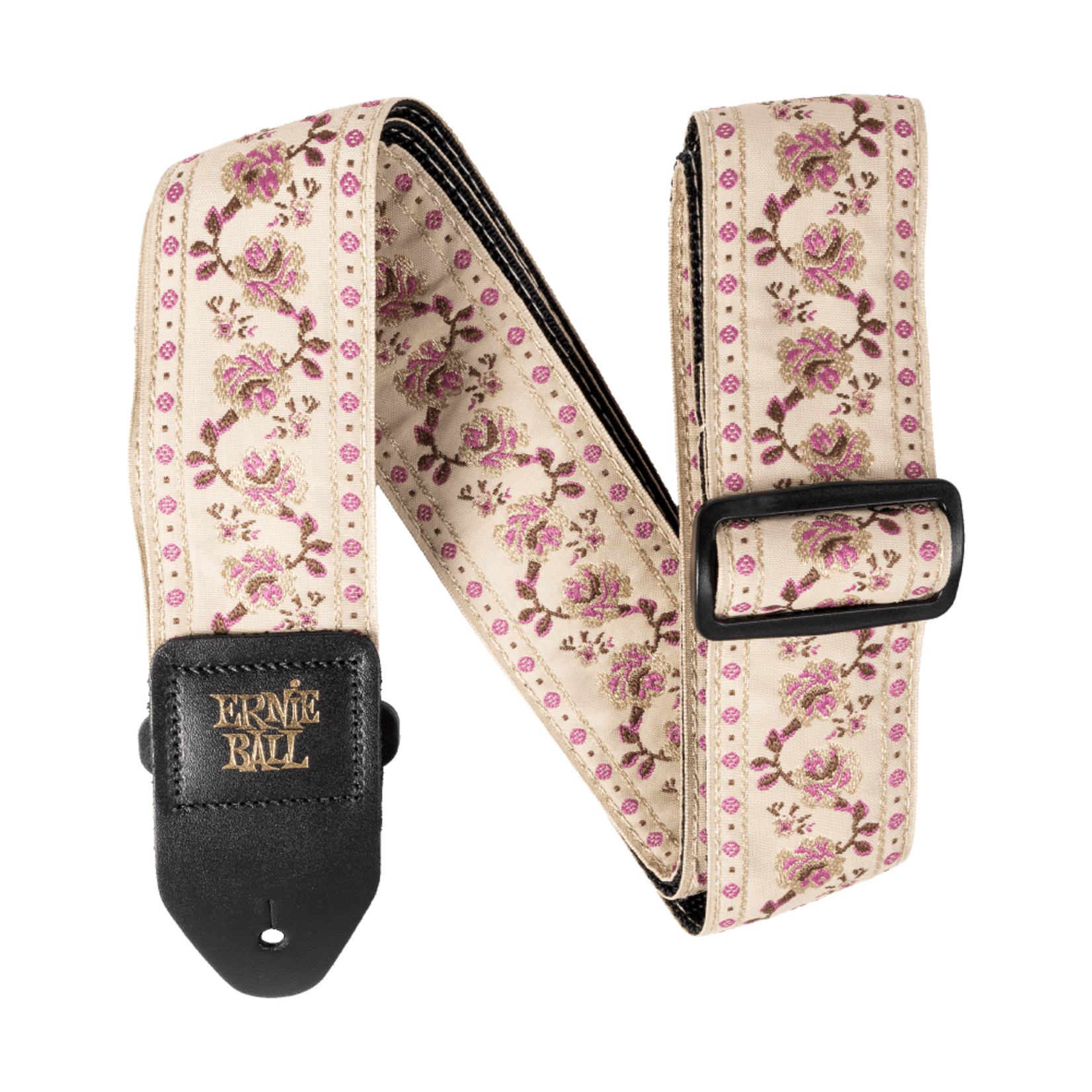 Ernie Ball Classic Jacquard Guitar Strap/Bass Strap - Winding Rose