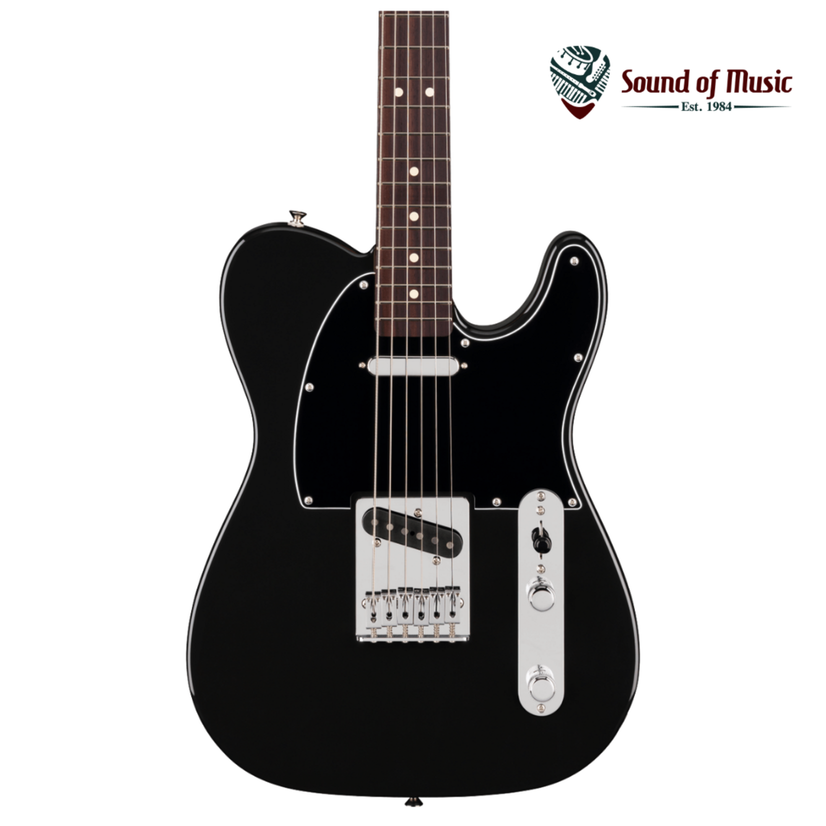 Fender 75th Anniversary Player II Baritone Telecaster®, Rosewood Fingerboard, Black
