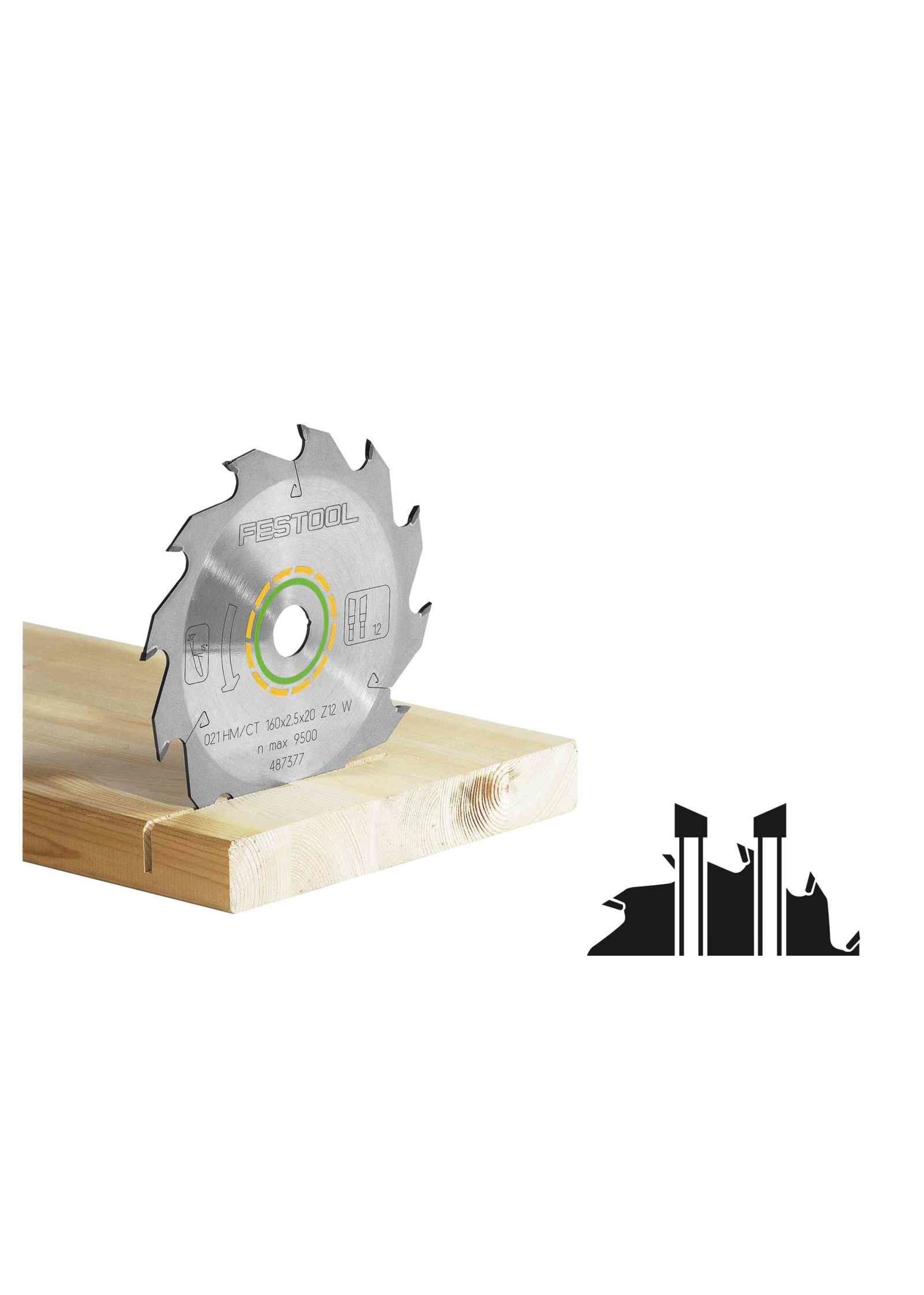Festool 500461 Saw blade       160X1,8X20 W18 USA