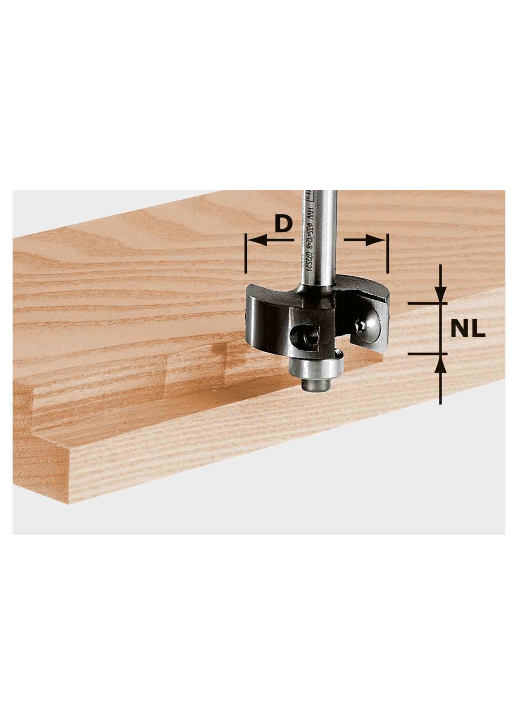 Festool (DISCONTINUED) 491085 Reversible blad HW S8 D38/12