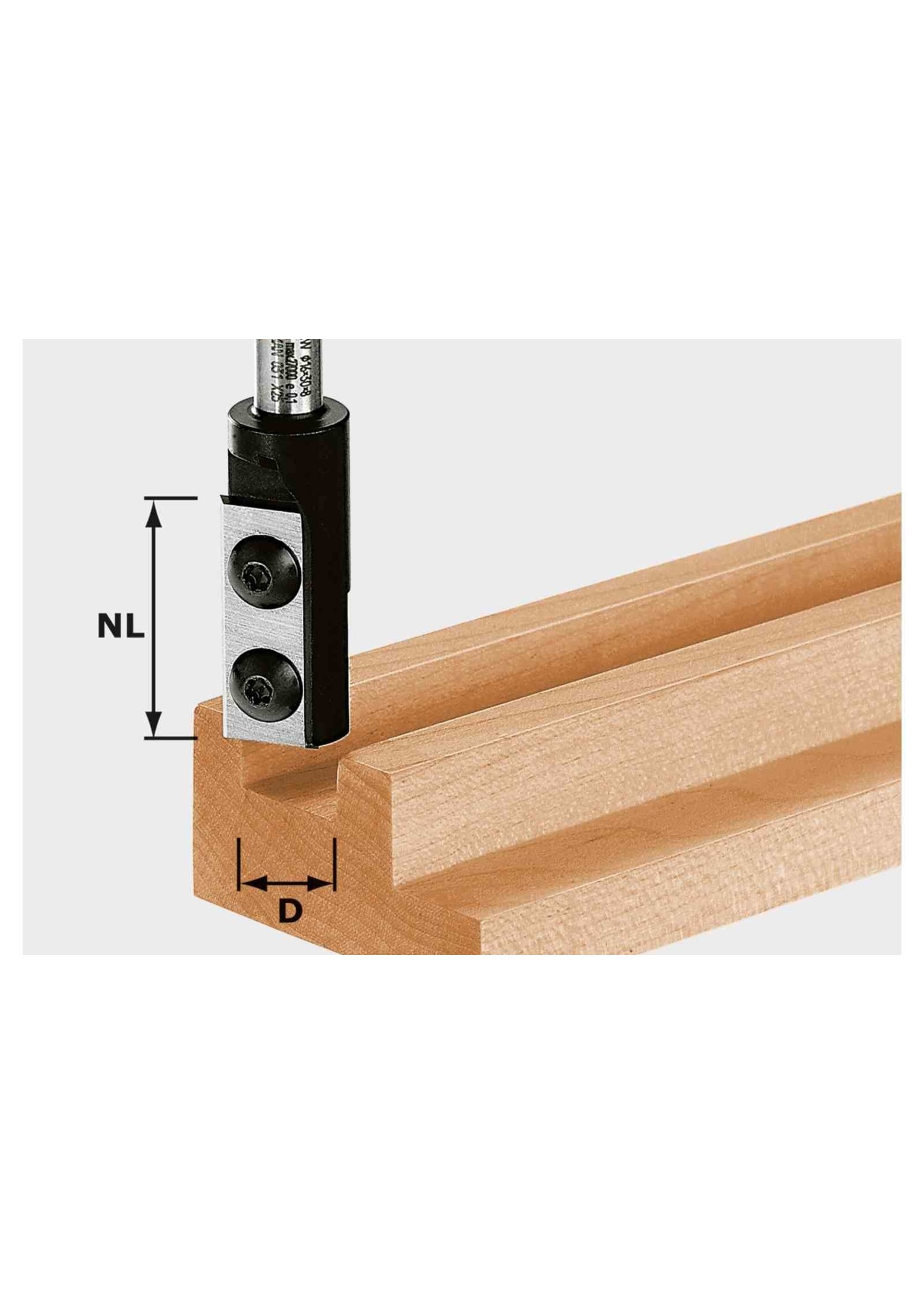 Festool 491079 Reversible blad HW S8 D10/25 WP Z1