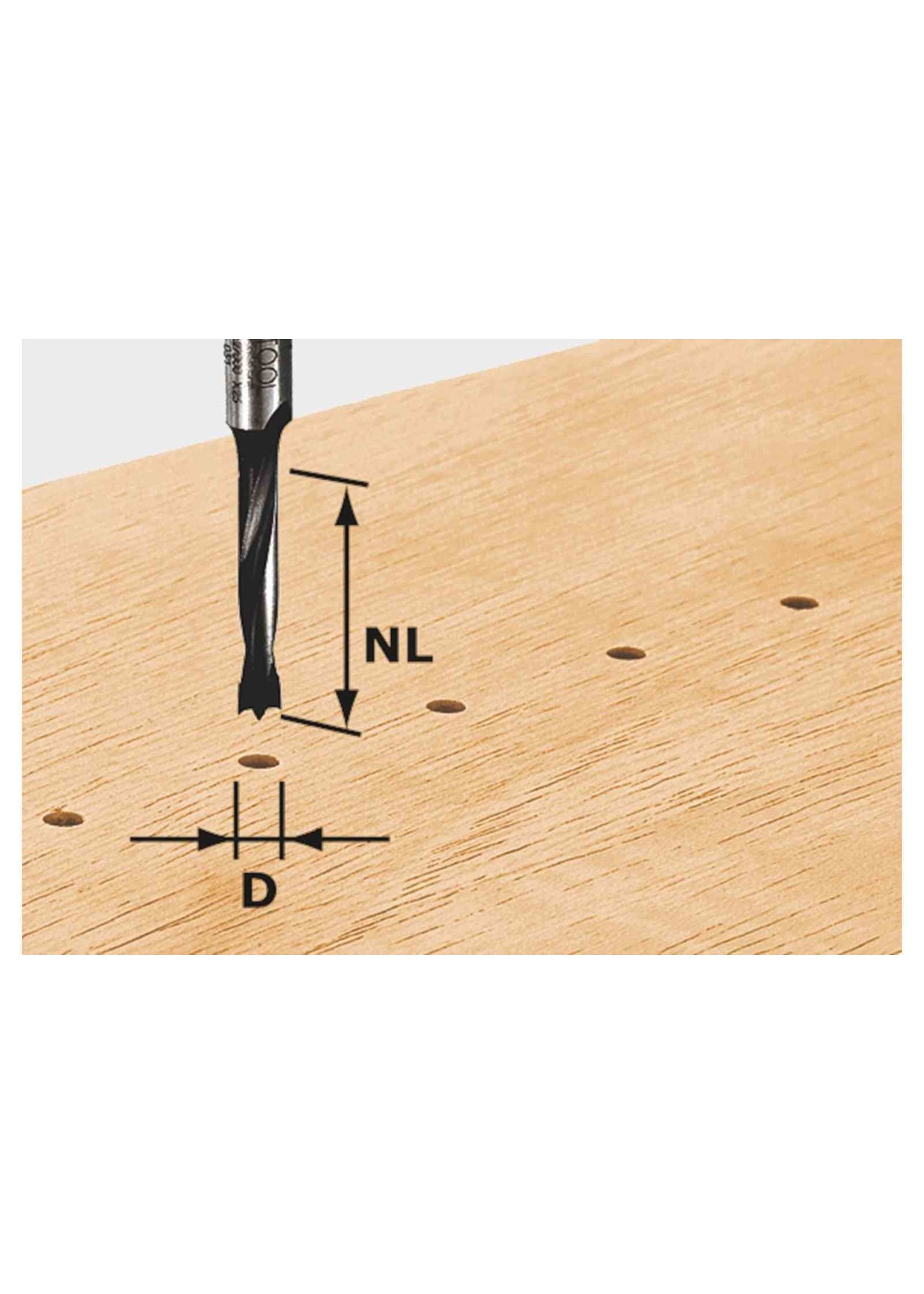 Festool 491068 Router bit      HW D8/30 Z
