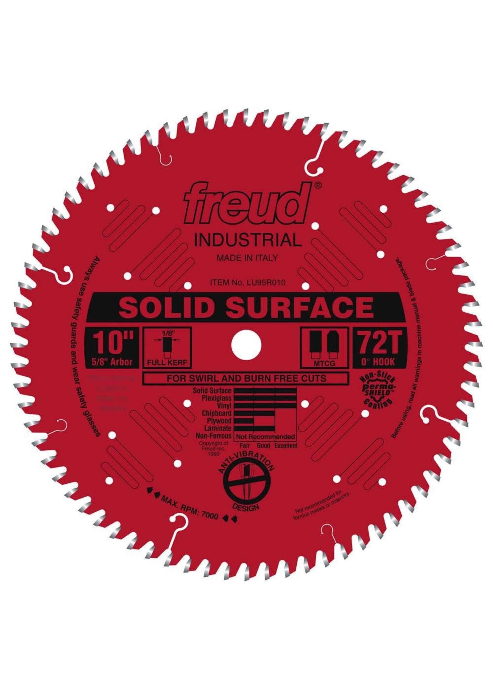 Freud/Diablo 10" Solid Surface Blade LU95R010