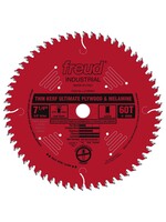 Freud/Diablo 7-1/4" Thin Kerf Ultimate Plywood & Melamine Blade LU79R007