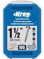 Kreg Kreg Pocket Screws - 1-1/2", #8 Coarse, Washer-Head, 100ct