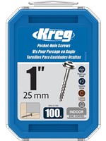 Kreg Kreg Pocket Screws - 1", #8 Coarse, Washer-Head, 100ct