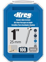 Kreg Kreg Pocket Screws - 1", #6 Fine, Pan-Head, 100ct