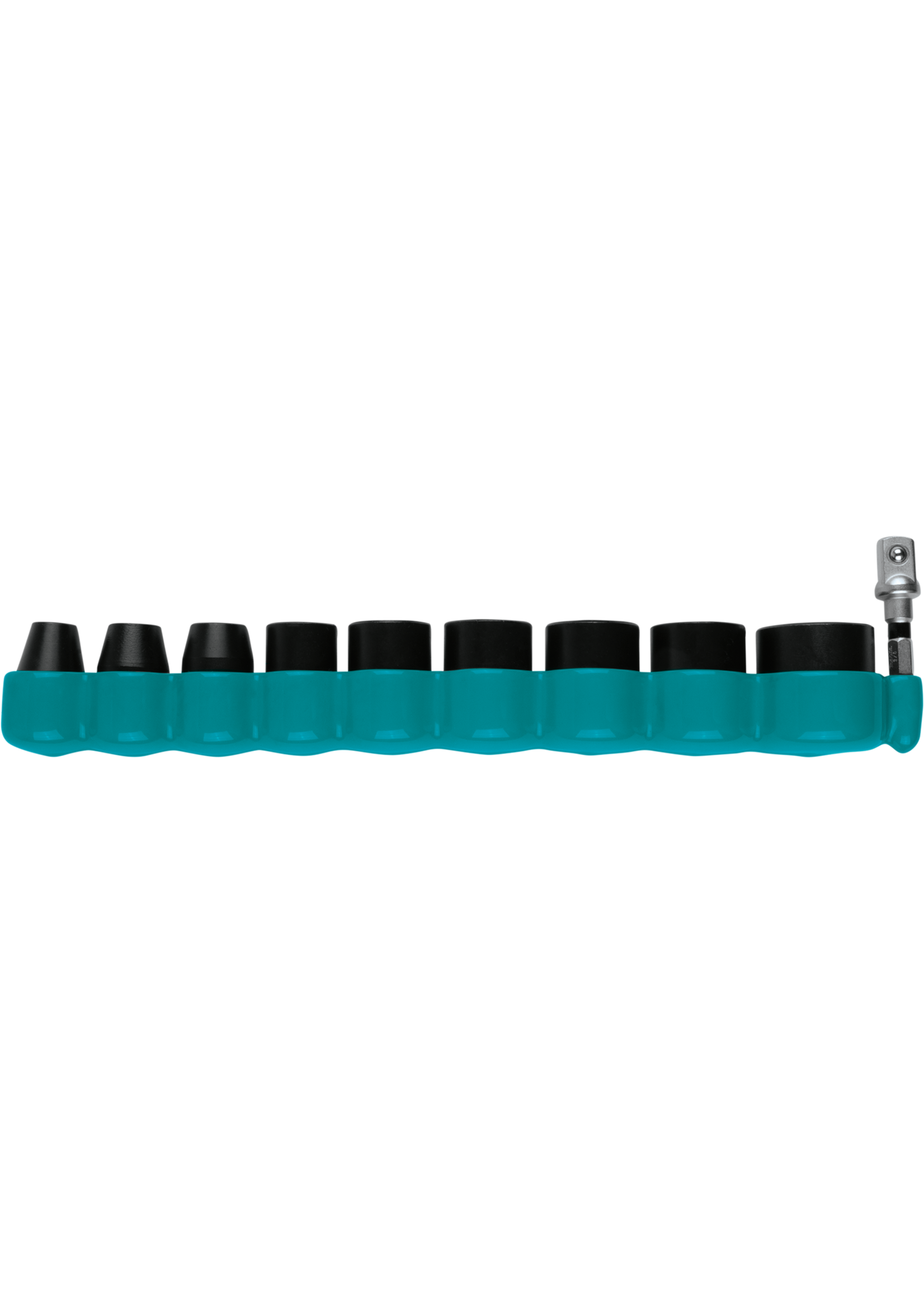 Makita Impact XPS® 10 Pc. 3/8" Drive 6-Point SAE Impact Socket Set w/ Standard Socket Adapter