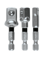 Makita Impact XPS® 3 Pc. Square 2" Socket Adapter Set, 1/4", 3/8" and 1/2"
