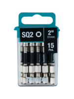 Makita Impact XPS® #2 Square 2" Power Bit, 15/pk