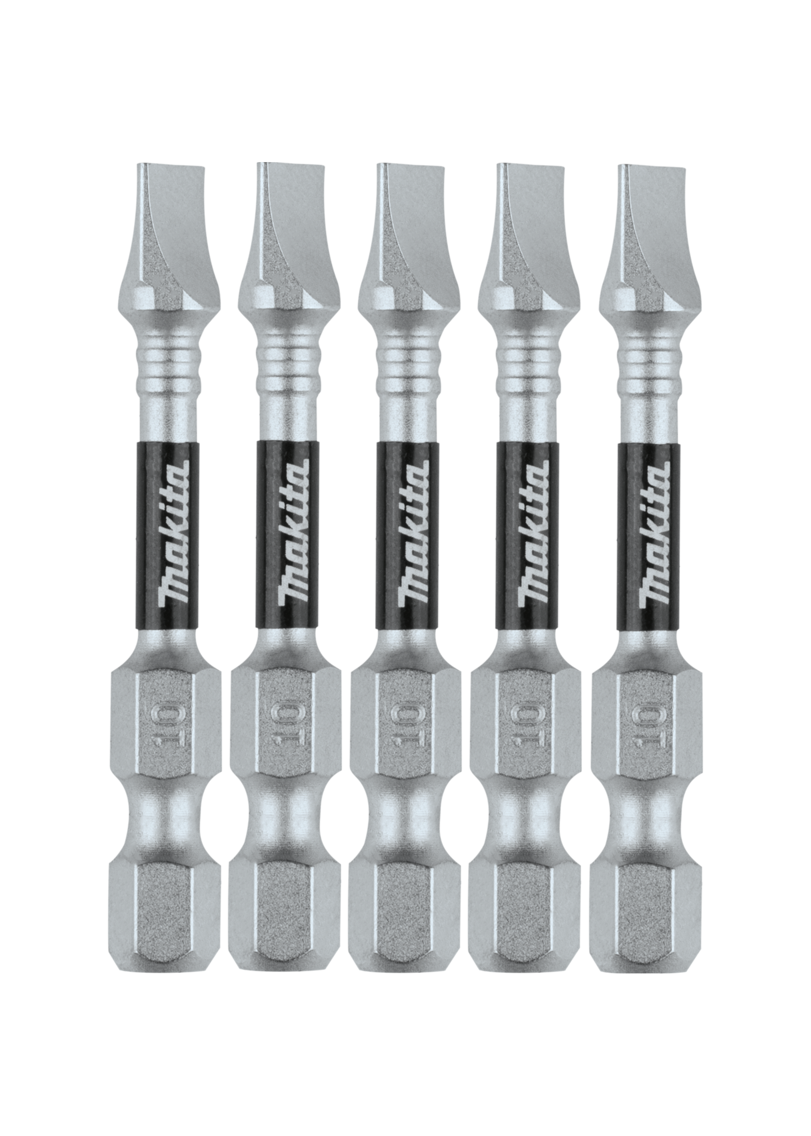 Makita Impact XPS® #10 Slotted 2" Power Bit, 5/pk