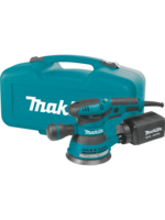 Makita 5” Random Orbit Sander, 3 AMP, 4,000-12,000 OPM, var. spd., case