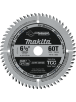 Makita 6-1/2" 60T (TCG) Carbide-Tipped Cordless Plunge Saw Blade, MDF, Laminate