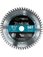 Makita 6-1/2" 56T Carbide-Tipped Cordless Plunge Saw Blade, Aluminum