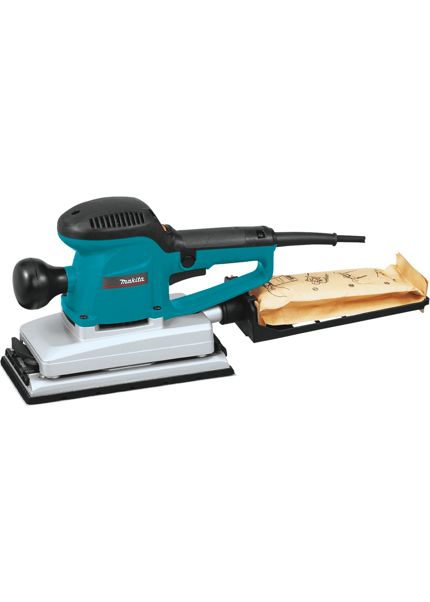 Makita 1/2 Sheet Finishing Sander, 2.9 AMP, 4,000-10,000 OPM, var. spd.