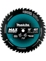 Makita 10" 45T Carbide-Tipped Max Efficiency Miter Saw Blade