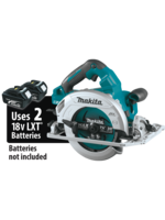Makita 36V (18V X2) LXT® Brushless 7-1/4" Circular Saw, guide rail compatible base (Tool Only)