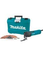 Makita Multi-Tool Kit, tool-less, 3.0 AMP, 6,000-20,000 OPM var. spd., case