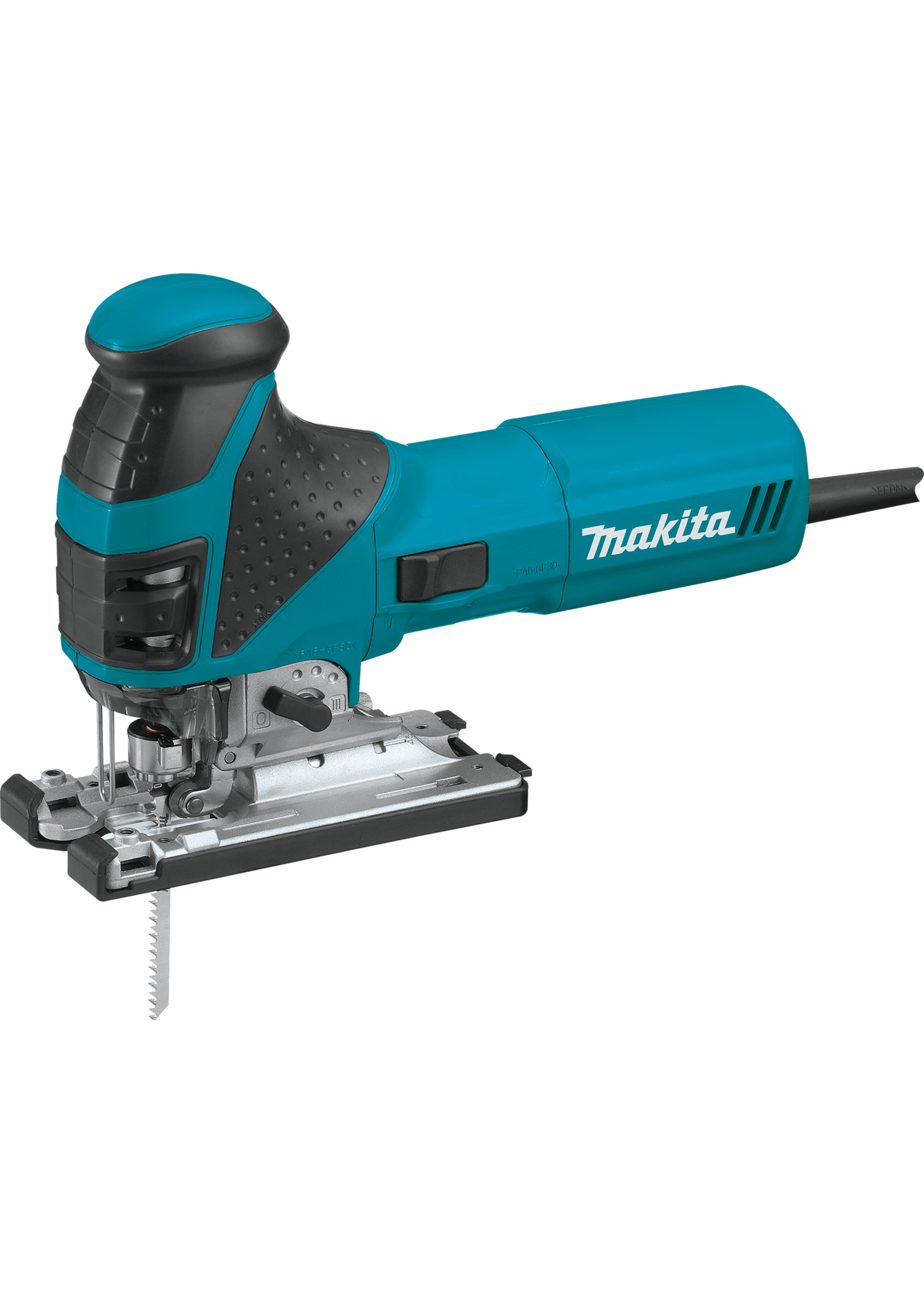 Makita Barrel Grip Jig Saw, tool-less, L.E.D. Light, 800-2,800 SPM, var. spd., orbital, case