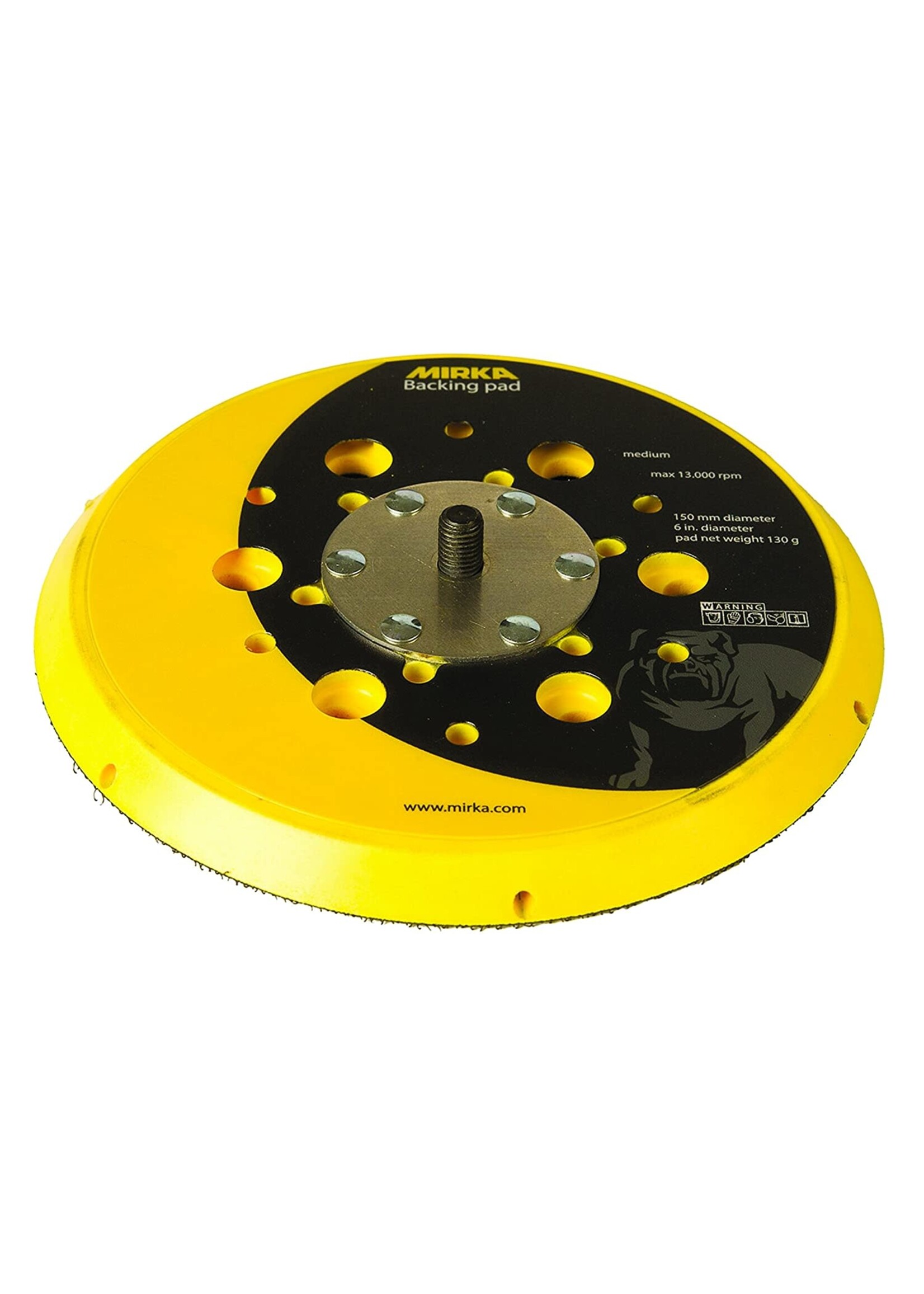 Mirka Backup Pad 6" Grip 48H 130g, 1/Pkg